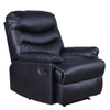 Black PU Leather Popular Style Living Room Recliner Sofa