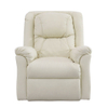 White Synthetic Leather New Design Good Quality Recliner Chair Sofa