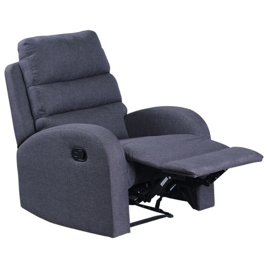 Modern Simple Style Linen Fabric Living Room Furniture Recliner Sofa