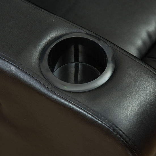Living Room Furniture Modern Design Leather Functional Manual Recliner Sofa