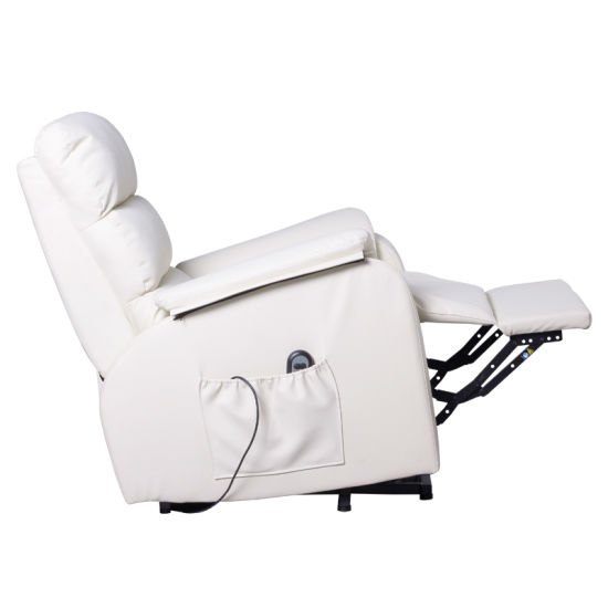 European Style PU Leather Single Seat Electric Lift Chair with One Motor