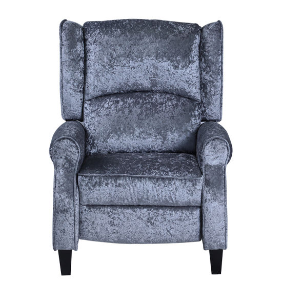 Luxury Fabric European Style Push Back Function Recliner Chair Sofa