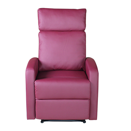 Manual PU Leather Sofa Home Furniture Functional Chair