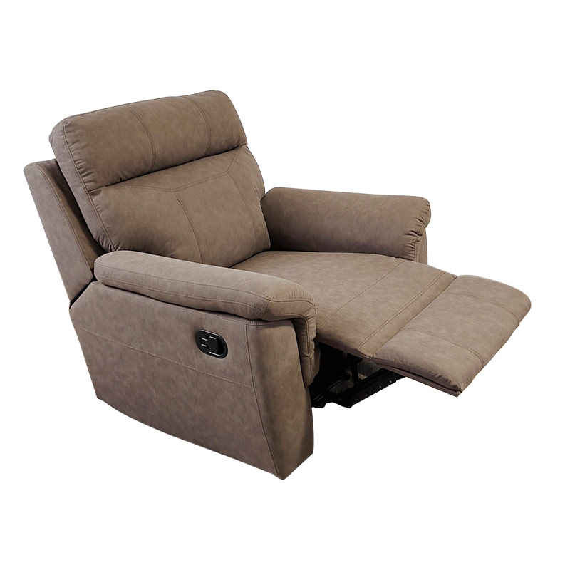 Manufacturer Supply Luxury American Living Room Technology-Cloth Single Manual Recliner 